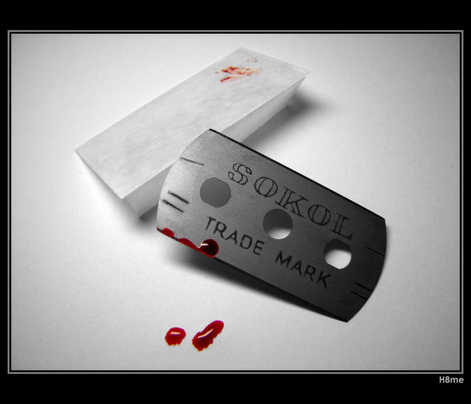 Razorblade & my blood